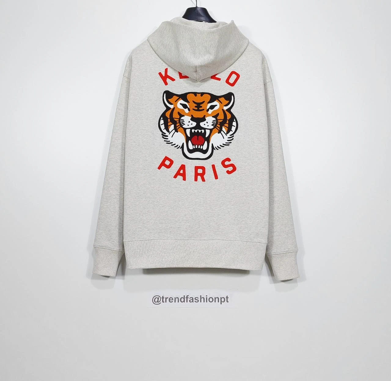 Kenzo lucky tiger hoodie - grey M – photo 7